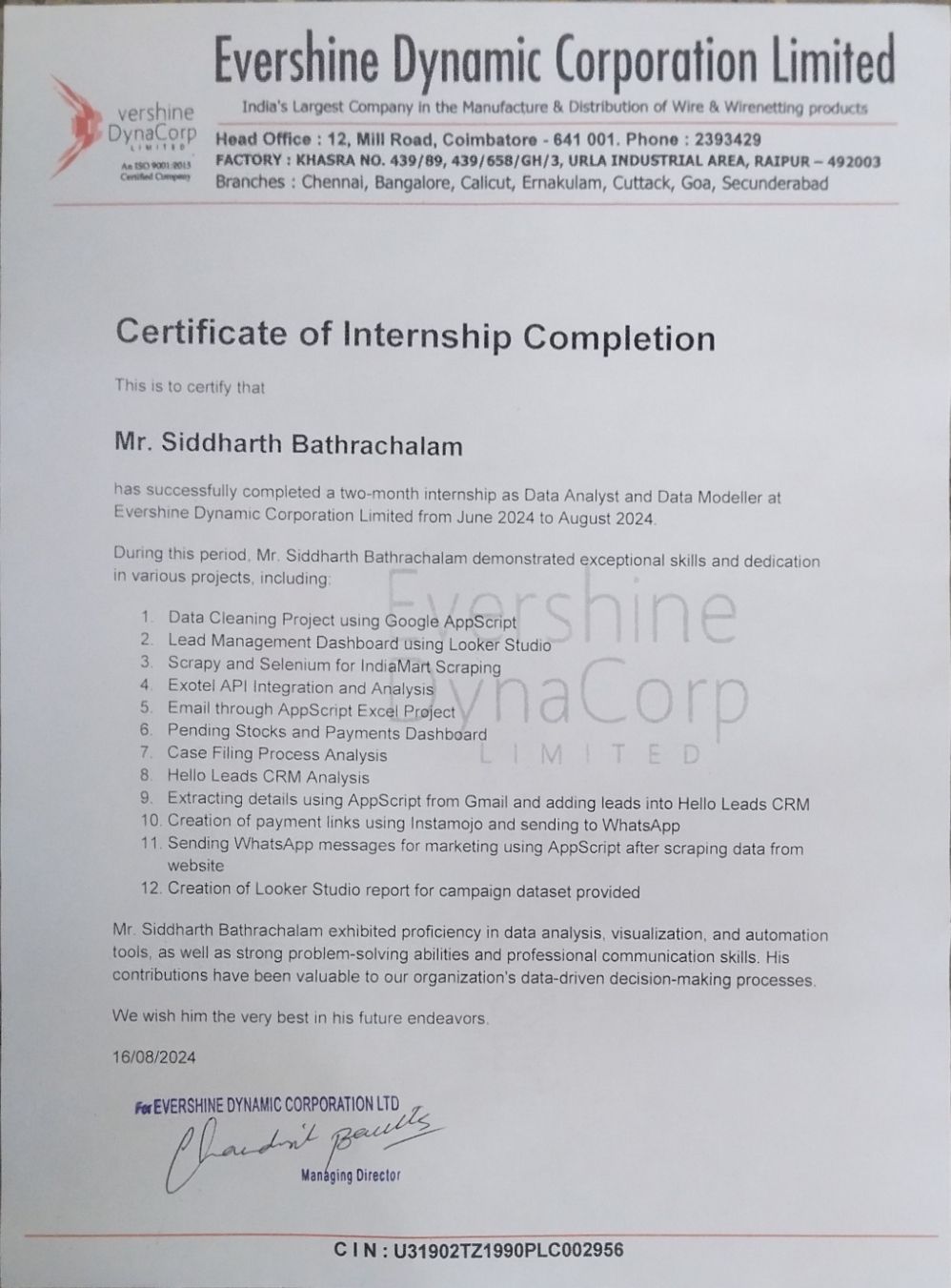 Siddharth Bathrachalam | AI/ML Engineer & Full Stack Developer